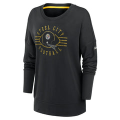 Women's Rewind Playback Icon Performance Pullover Sweatshirt - Pittsburgh Steelers