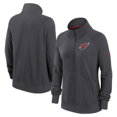 Women's Premium Raglan Performance Half-Zip Sweatshirt - Arizona Cardinals