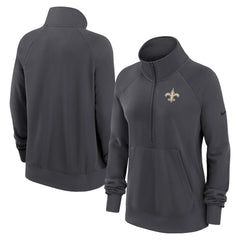 Women's Premium Raglan Performance Half-Zip Sweatshirt - New Orleans Saints