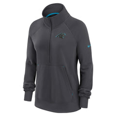 Women's Premium Raglan Performance Half-Zip Sweatshirt - Carolina Panthers