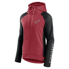 Women's End Around Lightweight Raglan Full-Zip Hoodie Jacket - Arizona Cardinals