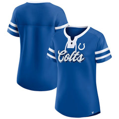Women's Original State Lace-Up T-Shirt - Indianapolis Colts