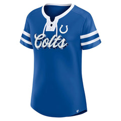 Women's Original State Lace-Up T-Shirt - Indianapolis Colts