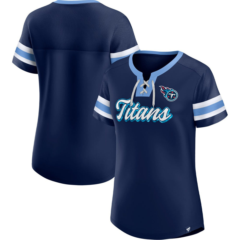 Women's Original State Lace-Up T-Shirt - Tennessee Titans
