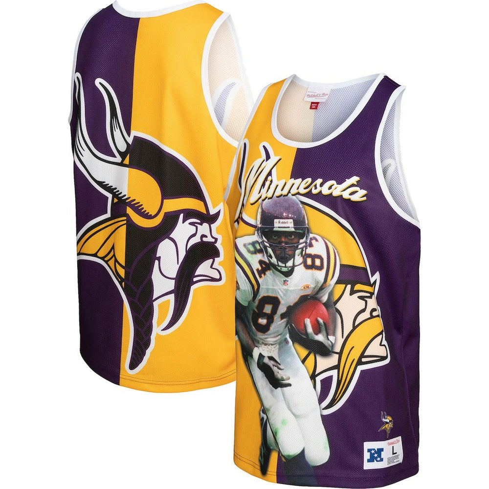 Randy Moss Retired Player Graphic Tank Top - Minnesota Vikings