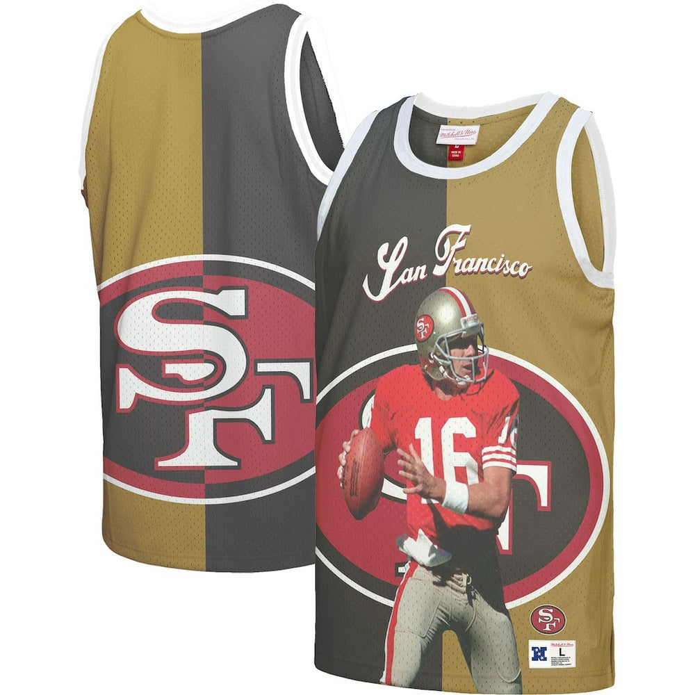 Joe Montana Retired Player Graphic Tank Top - San Francisco 49ers