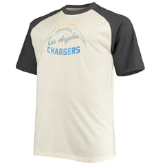 Justin Herbert Big & Tall Player Name & Number Raglan T-Shirt - Los Angeles Chargers