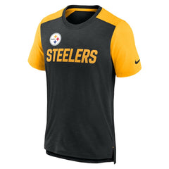 Color Block Team Name T-Shirt - Pittsburgh Steelers