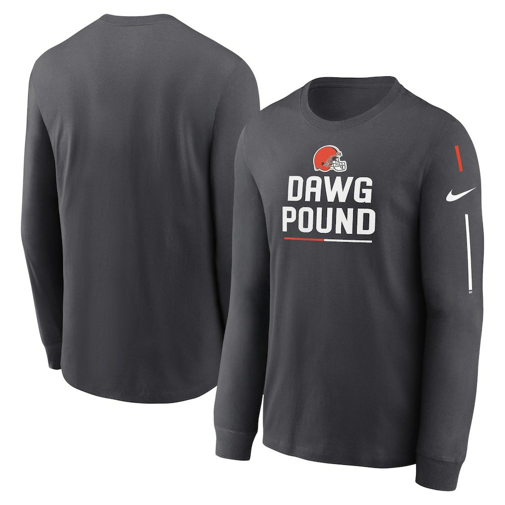 Team Slogan Long Sleeve T-Shirt - Cleveland Browns