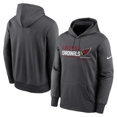 Prime Logo Name Split Pullover Hoodie - Arizona Cardinals