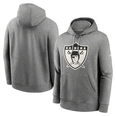 Oakland Raiders Rewind Club Fleece Pullover Hoodie - Las Vegas Raiders