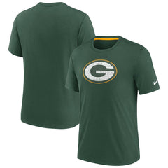 Rewind Playback Logo Tri-Blend T-Shirt - Green Bay Packers