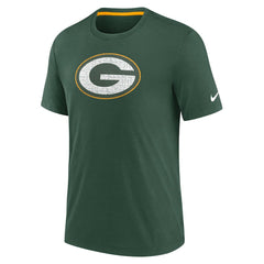 Rewind Playback Logo Tri-Blend T-Shirt - Green Bay Packers