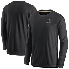 Sideline Lockup Performance Pullover Sweatshirt - New Orleans Saints