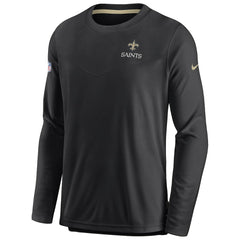 Sideline Lockup Performance Pullover Sweatshirt - New Orleans Saints