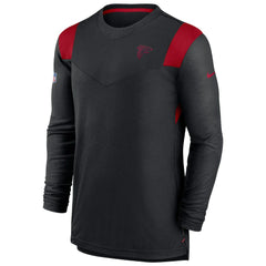 Sideline Tonal Logo Performance Player Long Sleeve T-Shirt - Atlanta Falcons