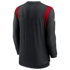 Sideline Tonal Logo Performance Player Long Sleeve T-Shirt - Atlanta Falcons