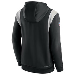 Sideline Athletic Stack Performance Pullover Hoodie - New Orleans Saints