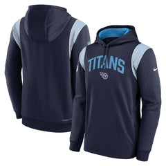 Sideline Athletic Stack Performance Pullover Hoodie - Tennessee Titans
