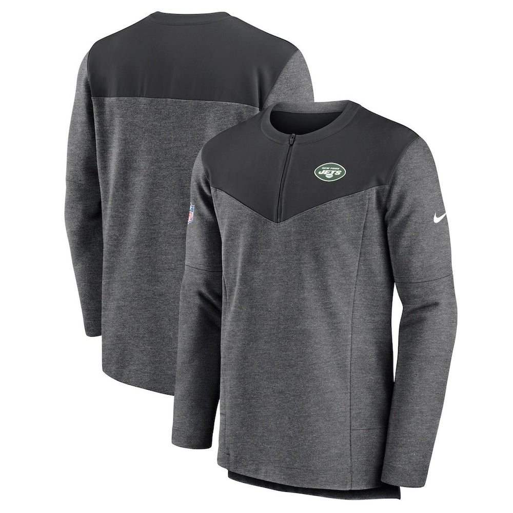 Sideline Lockup Performance Quarter-Zip Top - New York Jets