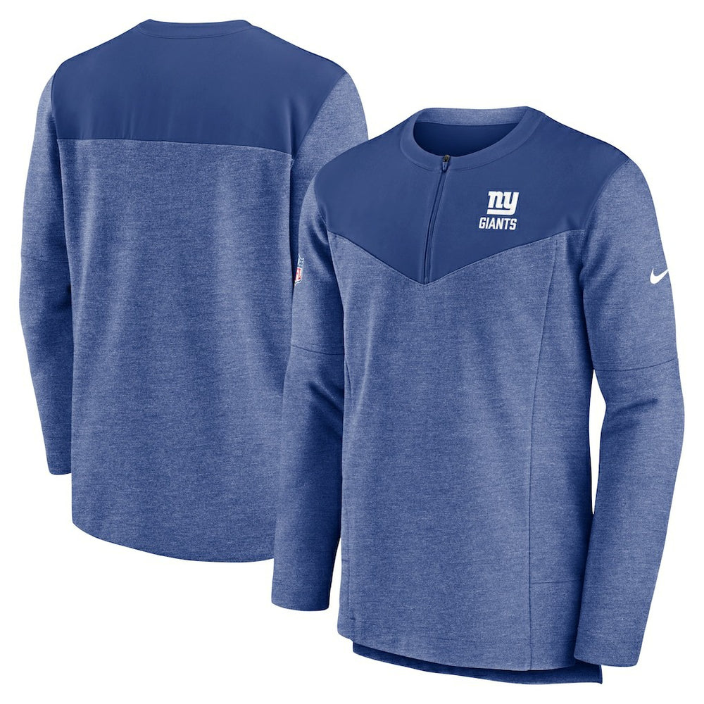 Sideline Lockup Performance Quarter-Zip Top - New York Giants
