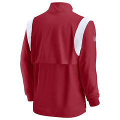 Sideline Coaches Chevron Lockup Quarter-Zip Top - Arizona Cardinals