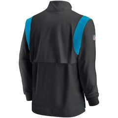Sideline Coach Chevron Lockup Quarter-Zip Long Sleeve Top - Carolina Panthers