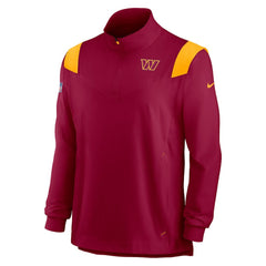 Sideline Coach Chevron Lockup Quarter-Zip Long Sleeve Top - Washington Commanders