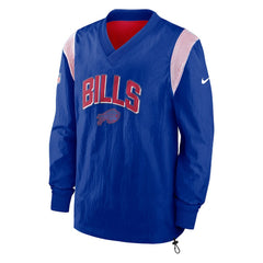 Sideline Athletic Stack V-Neck Pullover Windshirt Jacket - Buffalo Bills