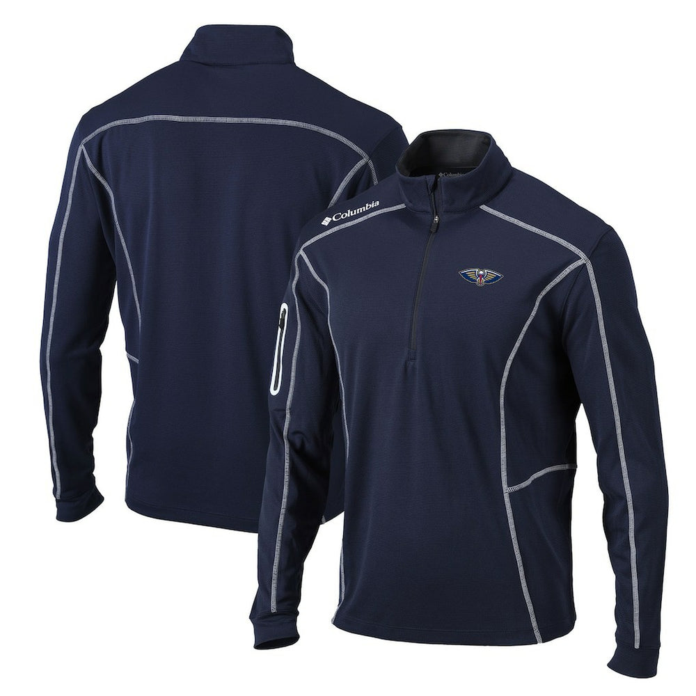 NBA New Orleans Pelicans Team Shotgun Quarter-Zip Pullover Jacket