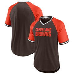 Second Wind Raglan V-Neck T-Shirt - Cleveland Browns