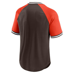 Second Wind Raglan V-Neck T-Shirt - Cleveland Browns