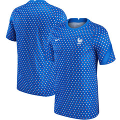 France Women's National Team 2021/22 Pre-Match Top - Nike Blue
