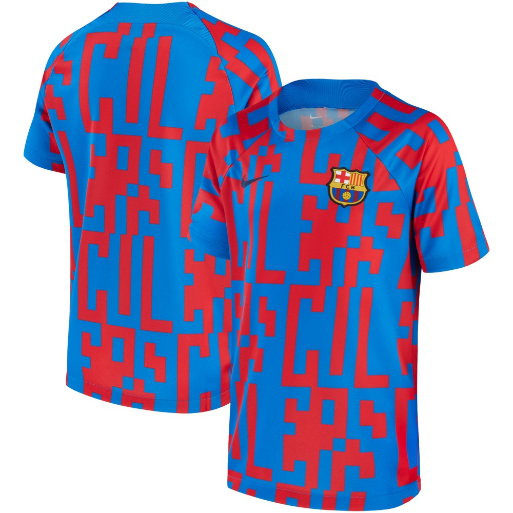 Barcelona 2022/23 Pre-Match Top - Nike Blue