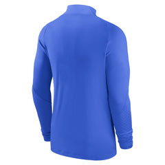 Club America 2022/23 Strike Drill Performance Raglan Quarter-Zip Long Sleeve Top - Nike Blue