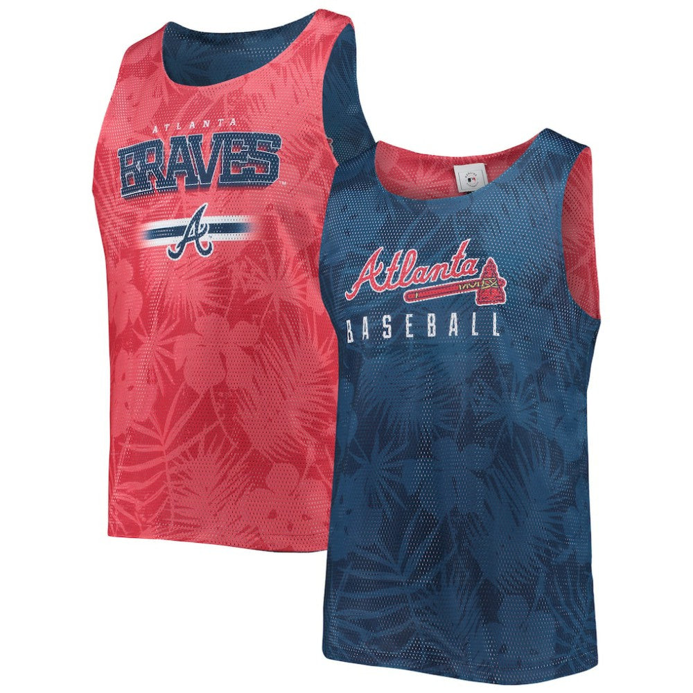 MLB Atlanta Braves FOCO Floral Reversible Mesh Tank Top