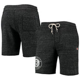 NBA Brooklyn Nets Homage Primary Logo Tri-Blend Sweat Shorts