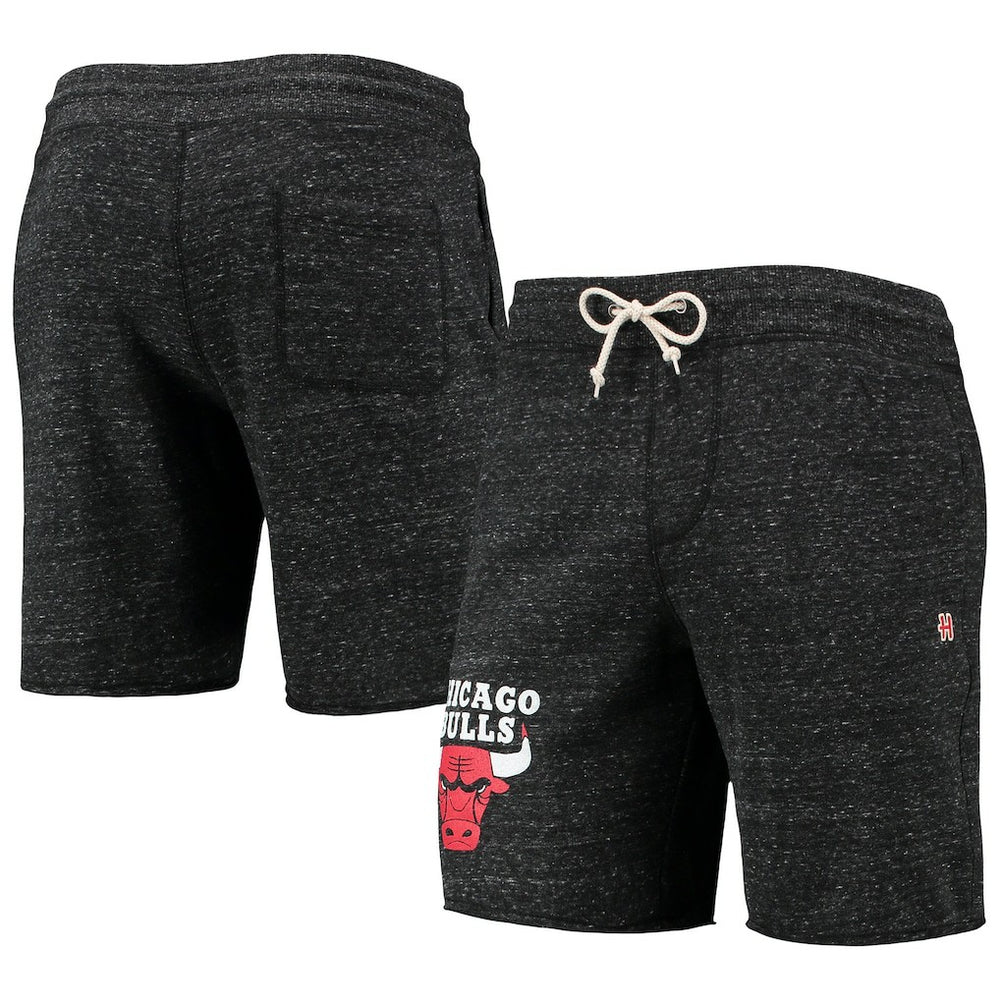 NBA Chicago Bulls Homage Primary Logo Tri-Blend Sweat Shorts