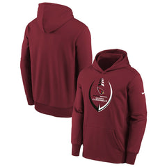 Youth Icon Performance Pullover Hoodie - Arizona Cardinals