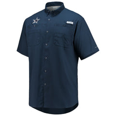 Tamiami Omni-Shade Button-Down Short Sleeve Shirt - Dallas Cowboys