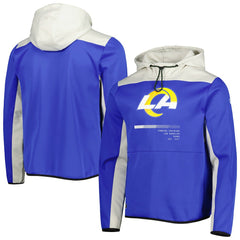 Combine Authentic Hard Hitter Pullover Hoodie - Los Angeles Rams