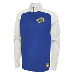 Combine Authentic O-Line Raglan Half-Zip Jacket - Los Angeles Rams