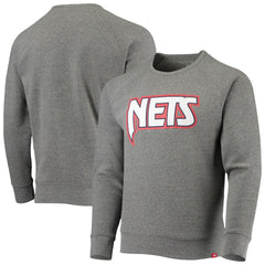 NBA Brooklyn Nets Sportiqe Moments Mixtape Harmon Raglan Pullover Sweatshirt