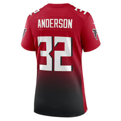 Jamal Anderson Women's Retired Game Jersey - Atlanta Falcons