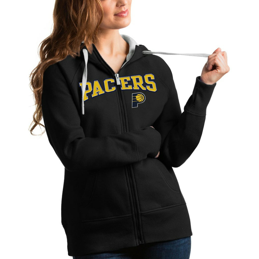 NBA Indiana Pacers Antigua Women's Team Victory Full-Zip Hoodie