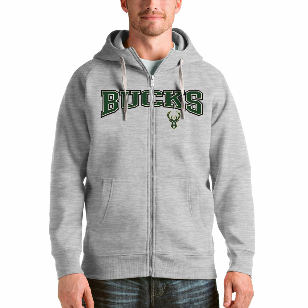 NBA Milwaukee Bucks Antigua Victory Full-Zip Hoodie
