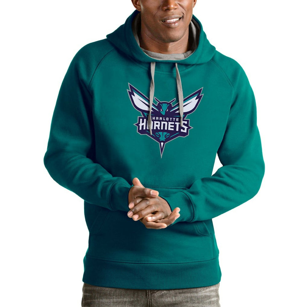 NBA Charlotte Hornets Antigua Logo Victory Pullover Hoodie