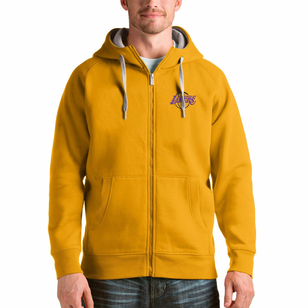 NBA Los Angeles Lakers Antigua Logo Victory Full-Zip Hoodie
