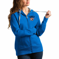 NBA Oklahoma City Thunder Antigua Women's Victory Full-Zip Hoodie