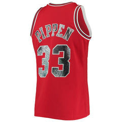NBA Scottie Pippen Chicago Bulls 1997/98 Hardwood Classics NBA 75th Anniversary Diamond Swingman Jersey sale